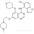 4-Quinazolinamine,N-(5-chloro-1,3-benzodioxol-4-yl)-7-[2-(4-methyl-1-piperazinyl)ethoxy]-5-[(tetrahydro-2H-pyran-4-yl)oxy]- CAS 379231-04-6